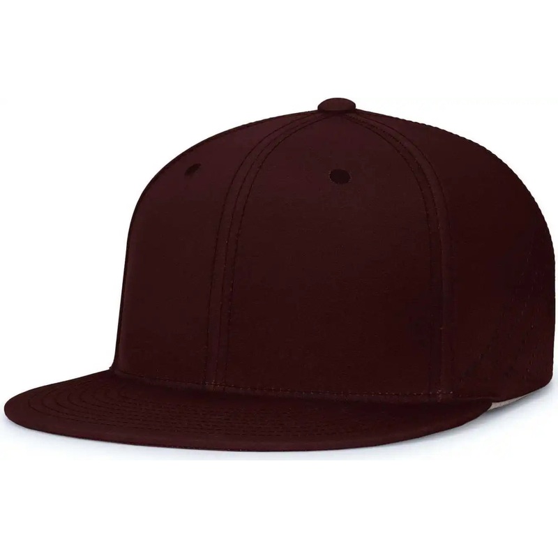 Pacific Headwear ES471 Premium Lightweight Perforated Pacflex Coolcore Cap – Maroon