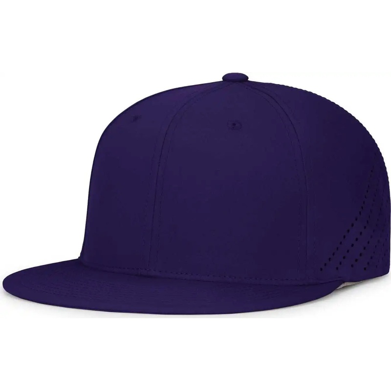 Pacific Headwear ES471 Premium Lightweight Perforated Pacflex Coolcore Cap – Purple