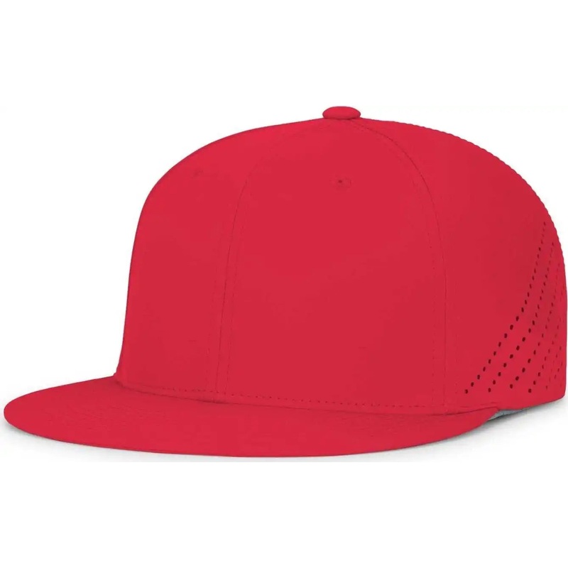 Pacific Headwear ES471 Premium Lightweight Perforated Pacflex Coolcore Cap – Red