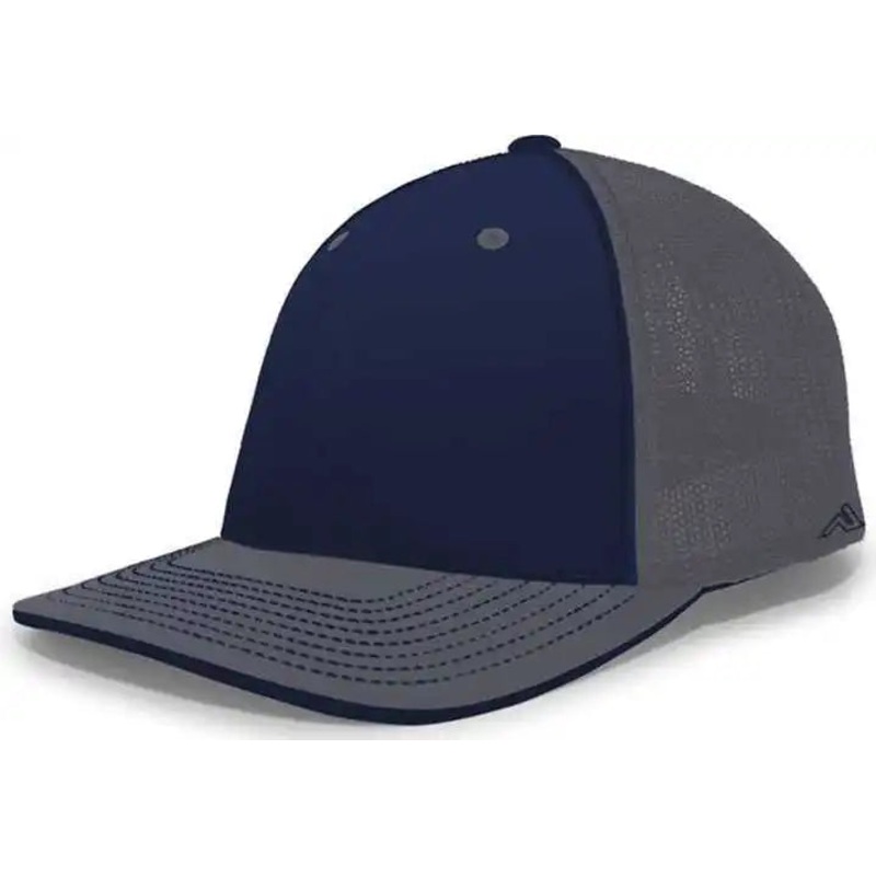 Pacific Headwear 404F Trucker Flexfit Cap – Navy Graphite Graphite