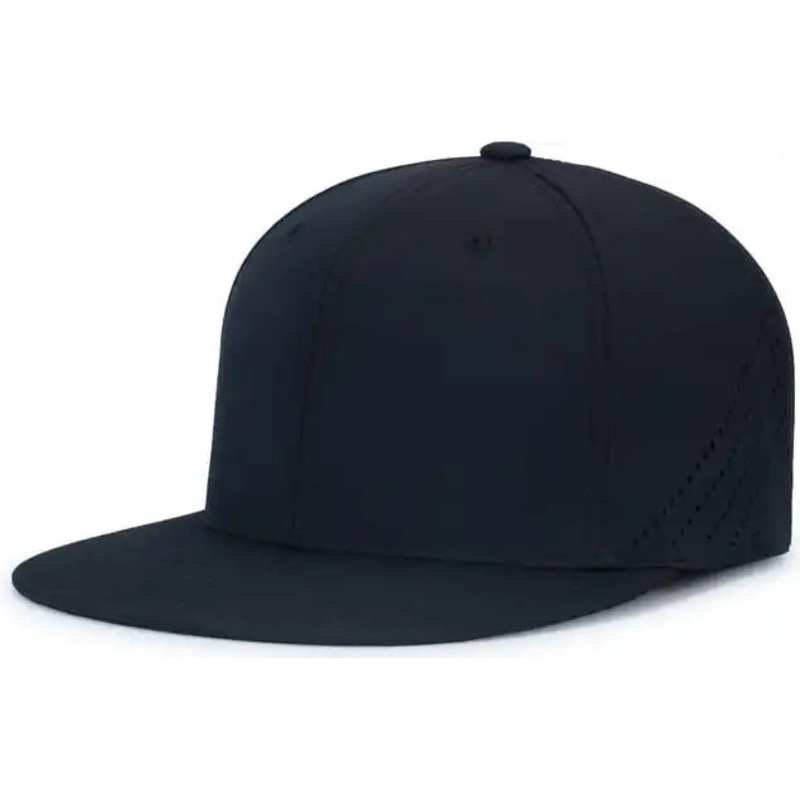 Pacific Headwear ES471 Premium Lightweight Perforated Pacflex Coolcore Cap – Black