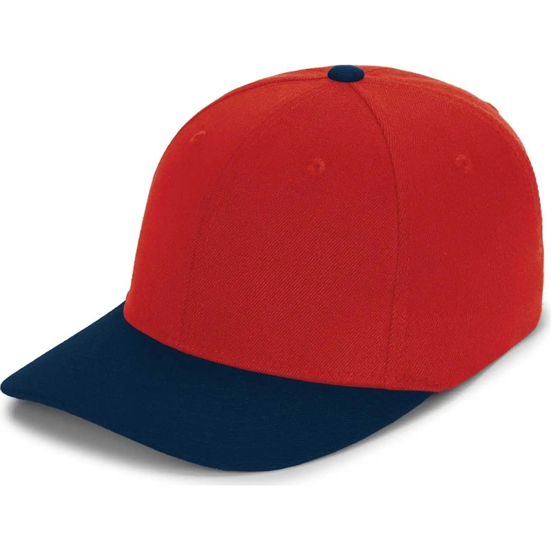 Pacific Headwear P821 Pro Wool Pacflex Cap – Red Navy