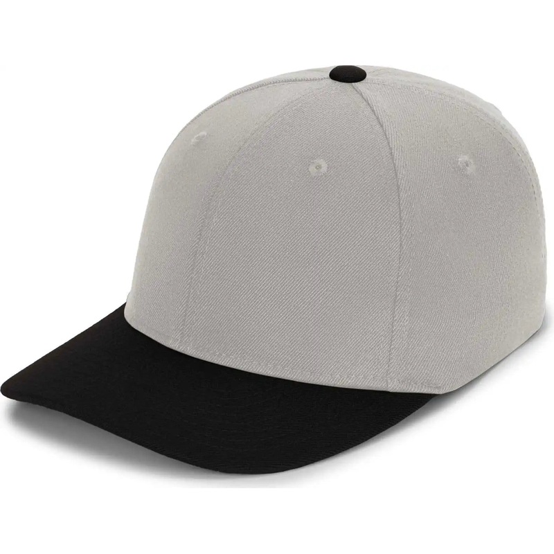 Pacific Headwear P821 Pro Wool Pacflex Cap – Silver Black