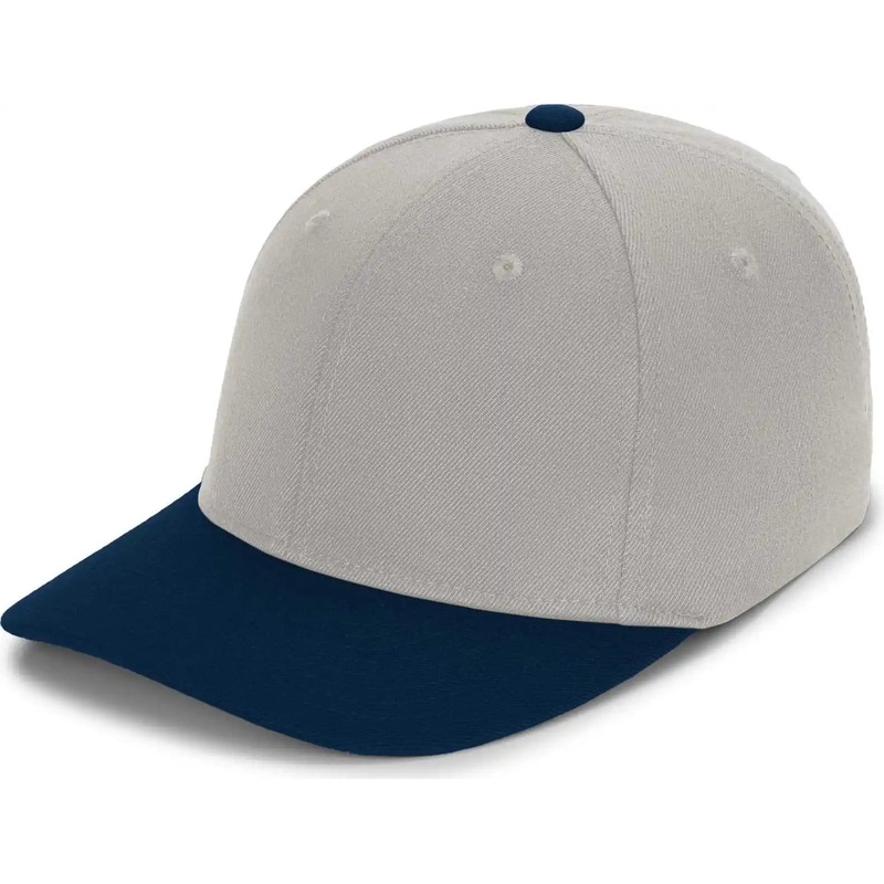 Pacific Headwear P821 Pro Wool Pacflex Cap – Silver Navy