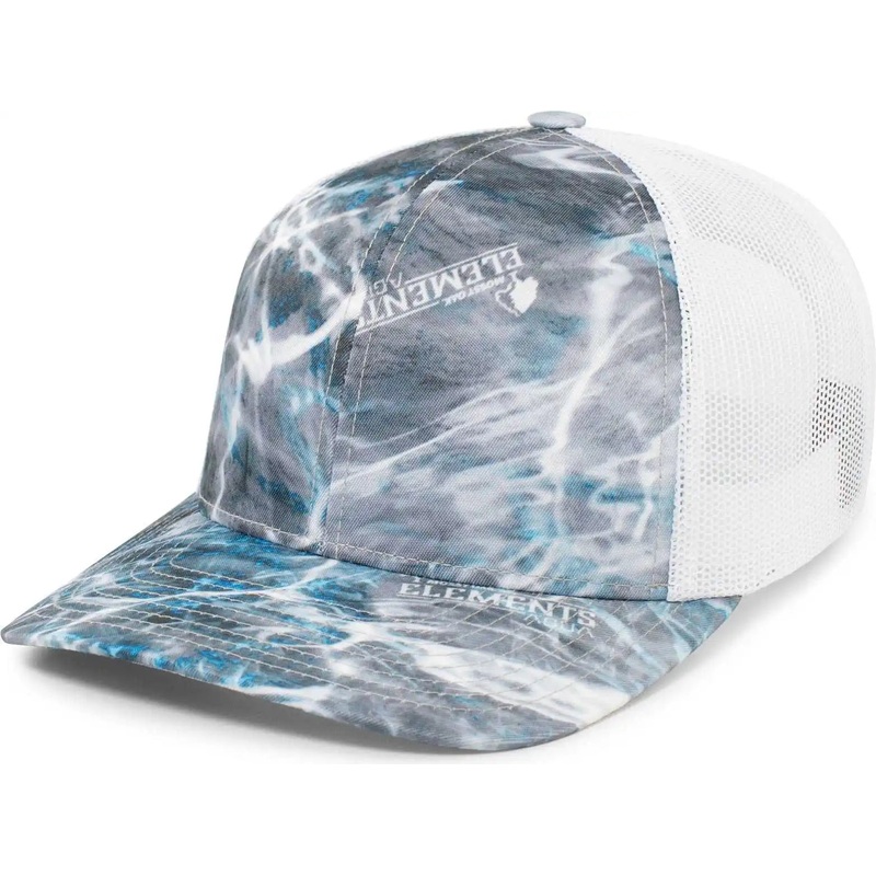 Pacific Headwear 107C Mossy Oak Trucker Snapback – Elements Agua Steelhead White