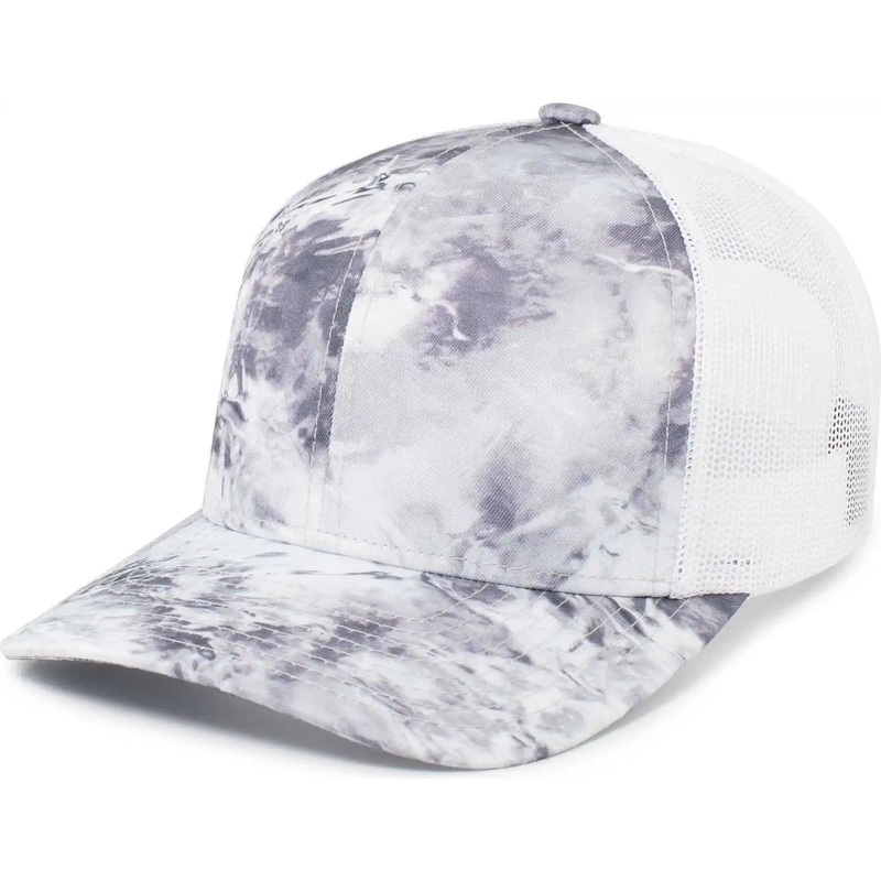 Pacific Headwear 107C Mossy Oak Trucker Snapback – Wakeform Hailstone White