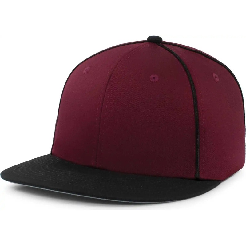 Pacific Headwear P820 Momentum Team Cap – Maroon Black