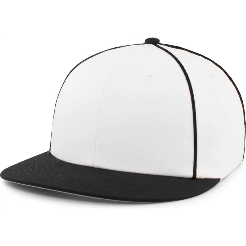 Pacific Headwear P820 Momentum Team Cap – White Black