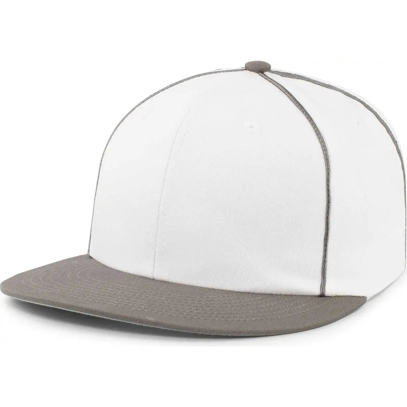 Pacific Headwear P820 Momentum Team Cap – White Graphite
