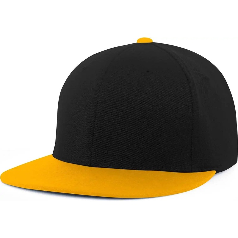 Pacific Headwear Es811 Premium A/C???????? Performance Flexfit Cap – Black Gold