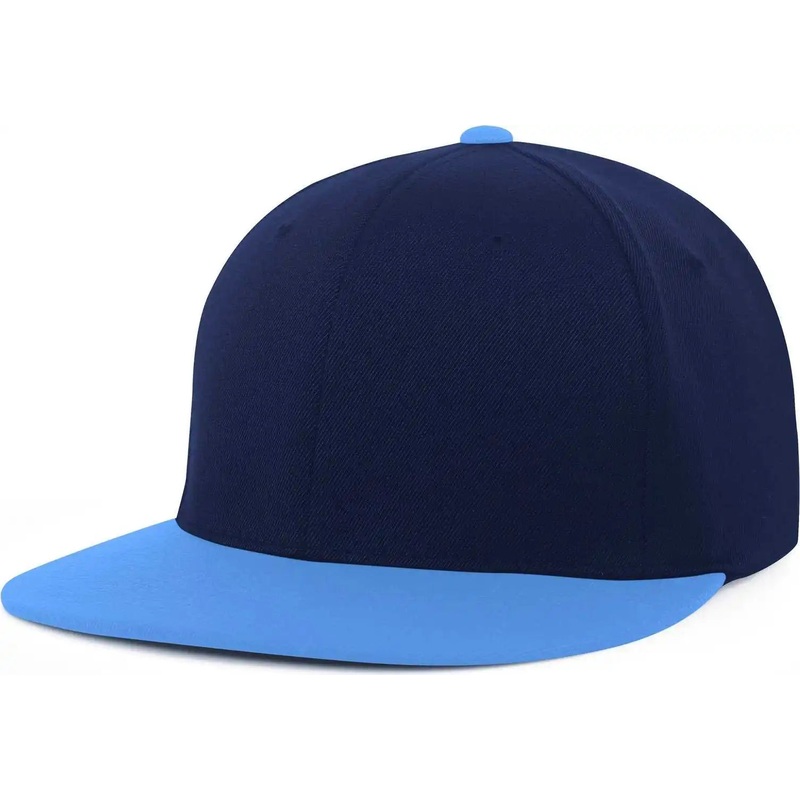 Pacific Headwear Es811 Premium A/C???????? Performance Flexfit Cap – Navy Columbia Blue
