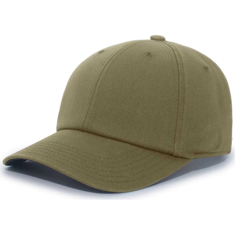 Pacific Headwear P200 Hybrid Cotton Dad Cap – Olive