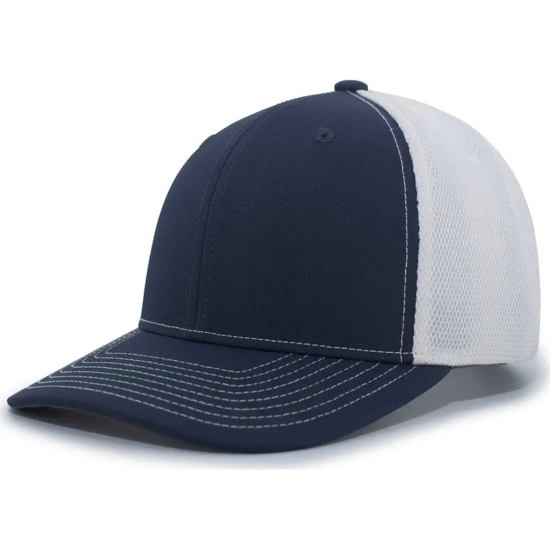 Pacific Headwear P365 Air Mesh Sideline Cap – Navy White Navy
