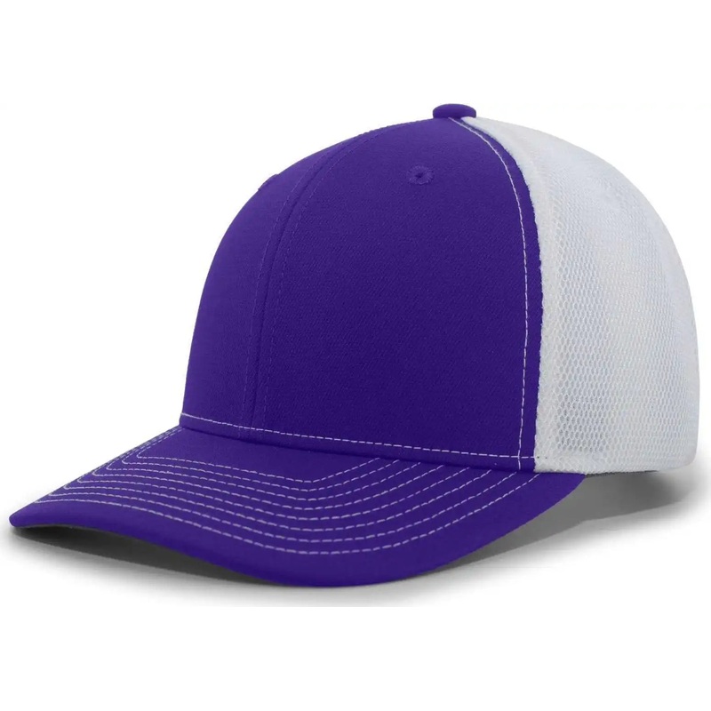 Pacific Headwear P365 Air Mesh Sideline Cap – Purple White Purple
