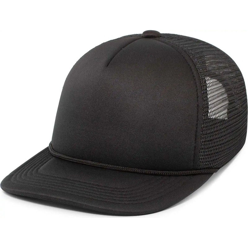 Pacific Headwear P782 Foamie Fresh Trucker Cap – Black