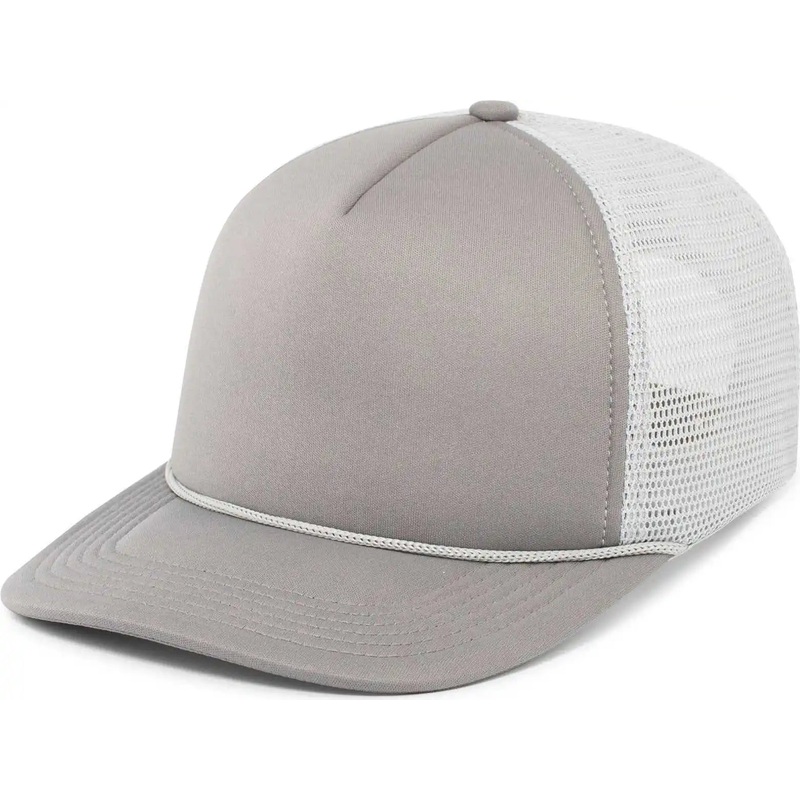 Pacific Headwear P782 Foamie Fresh Trucker Cap – Graphite Silver Graphite