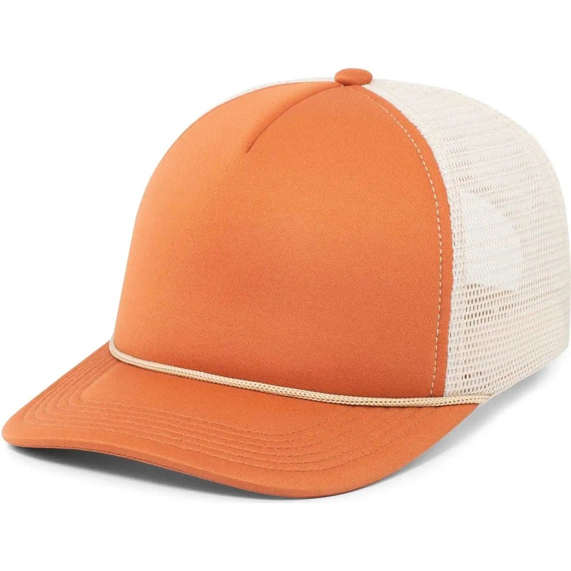 Pacific Headwear P782 Foamie Fresh Trucker Cap – Rust Khaki Rust