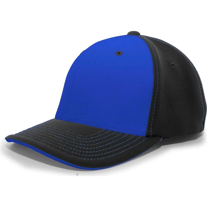 Pacific Headwear 398F M2 Performance Flexfit Cap – Black Royal