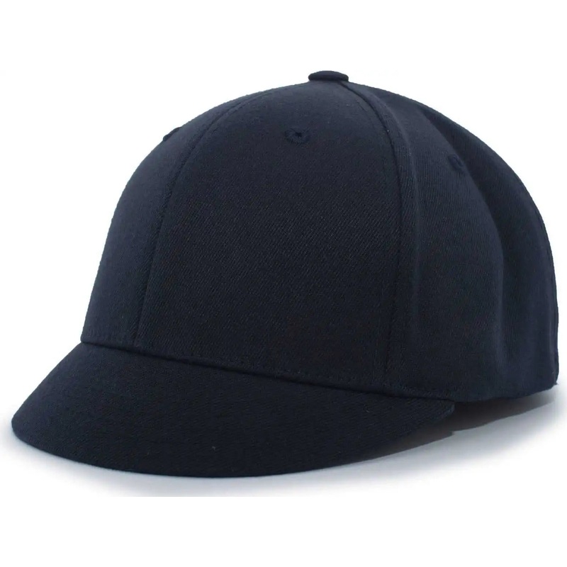 Pacific Headwear 875U Pro-Wool Plate Cap Flexfit Cap – Navy