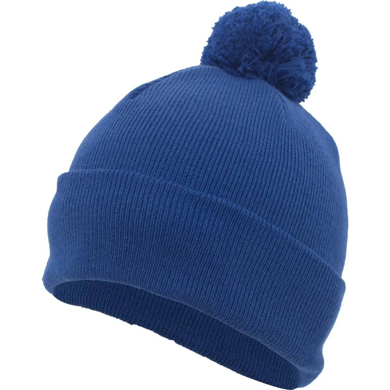 Pacific Headwear 641K Pom-Pom Cuff Beanie – Royal