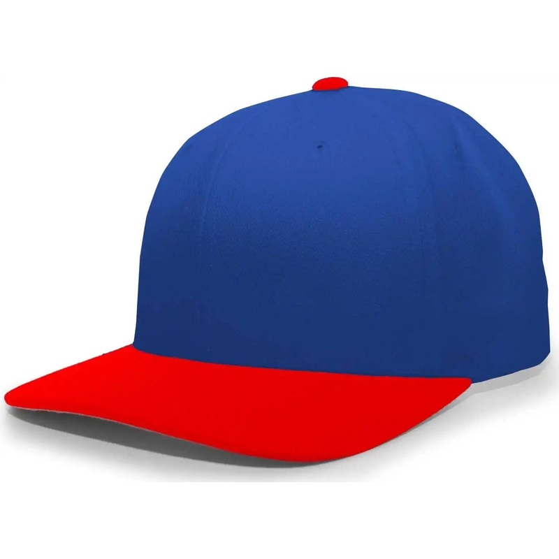 Pacific Headwear 705W Pro-Wool Hook-and-Loop Cap – Royal Red