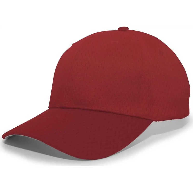 Pacific Headwear 805M Coolport Mesh Hook-and-Loop Cap – Maroon