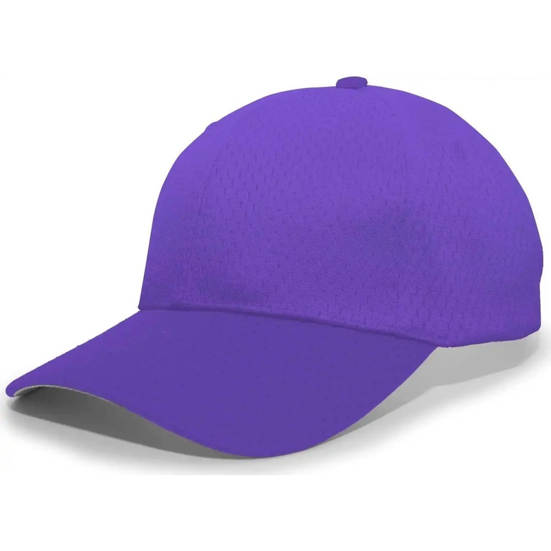 Pacific Headwear 805M Coolport Mesh Hook-and-Loop Cap – Purple
