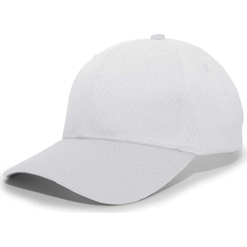 Pacific Headwear 805M Coolport Mesh Hook-and-Loop Cap – Silver