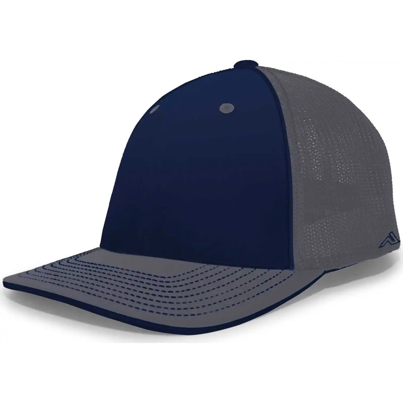 Pacific Headwear 404M Trucker Flexfit Cap – Navy Graphite
