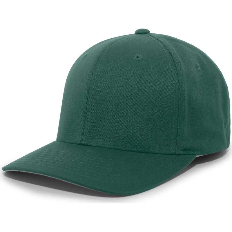 Pacific Headwear 430C Cotton-Poly Flexfit Cap – Dark Green