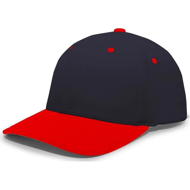 Pacific Headwear 498F M2 Performance Flexfit Cap – Navy Red