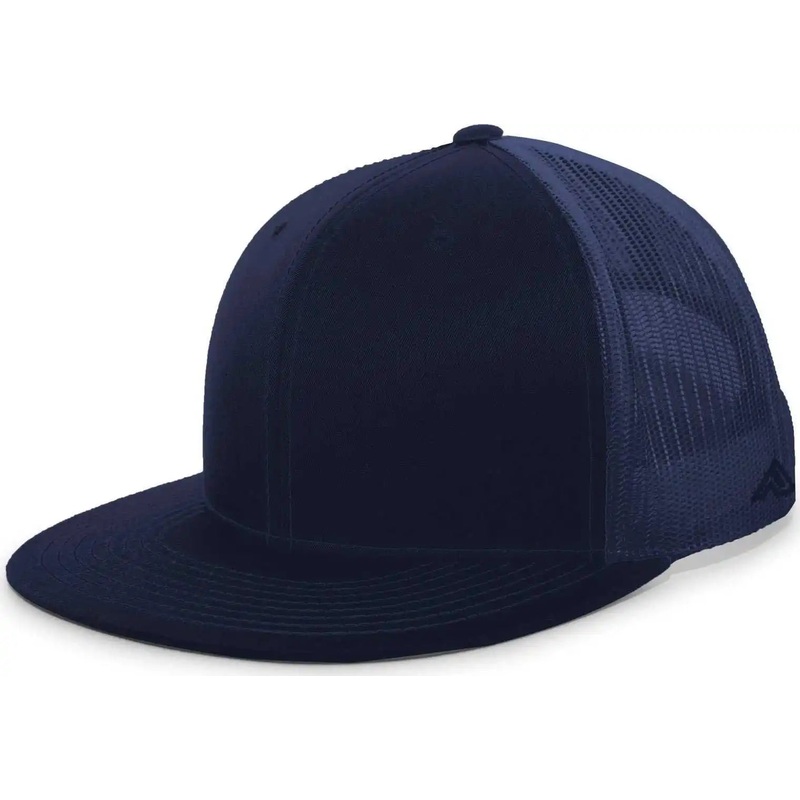 Pacific Headwear 4D3 Trucker D-Series Snapback Cap – Navy Navy