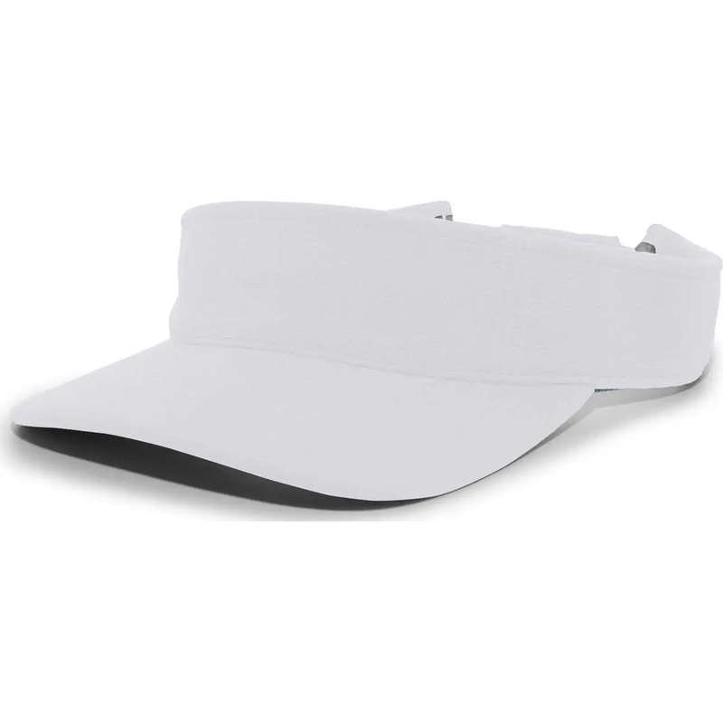 Pacific Headwear 598V M2 Performance Hook-and-Loop Visor – Silver