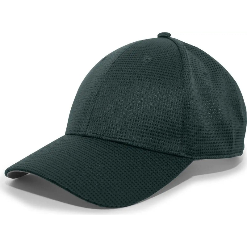 Pacific Headwear 285C Air-Tech Performance Hook-and-Loop Cap – Dark Green