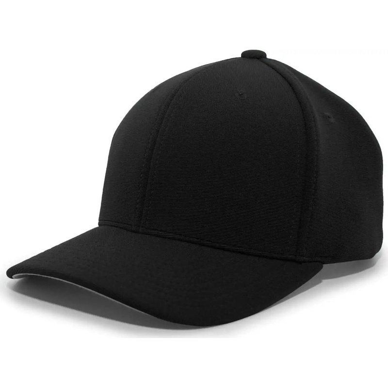 Pacific Headwear 298M M2 Performance Hook-and-Loop Cap – Black