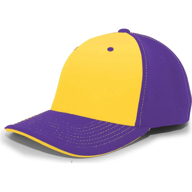 Pacific Headwear 398F M2 Performance Flexfit Cap – Purple Gold