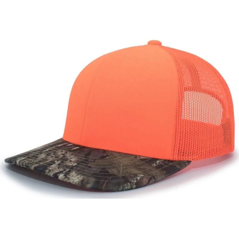 Pacific Headwear 108C Camo Trucker Snapback Cap – Break-Up Country Blaze