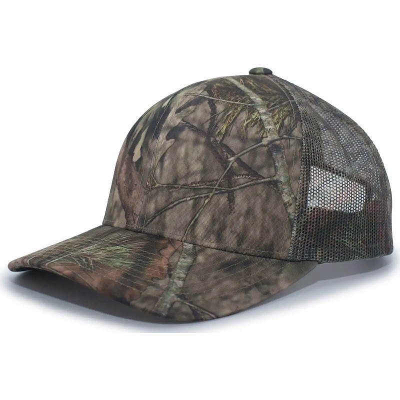 Pacific Headwear 108C Camo Trucker Snapback Cap – Break-Up Country Break-Up Coun