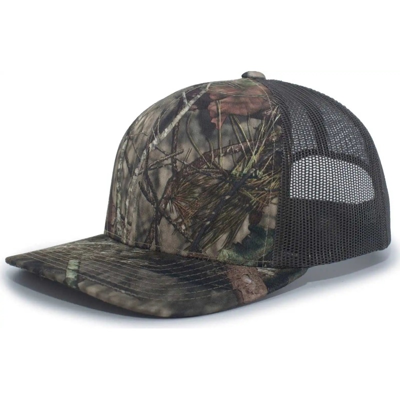 Pacific Headwear 108C Camo Trucker Snapback Cap – Break-Up Country Chocolate