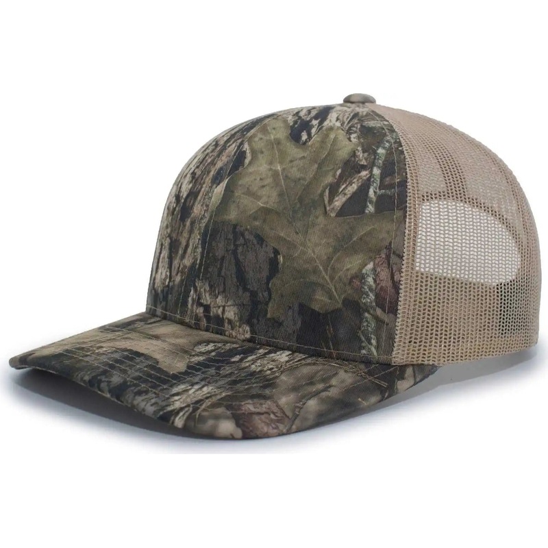 Pacific Headwear 108C Camo Trucker Snapback Cap – Break-Up Country Khaki