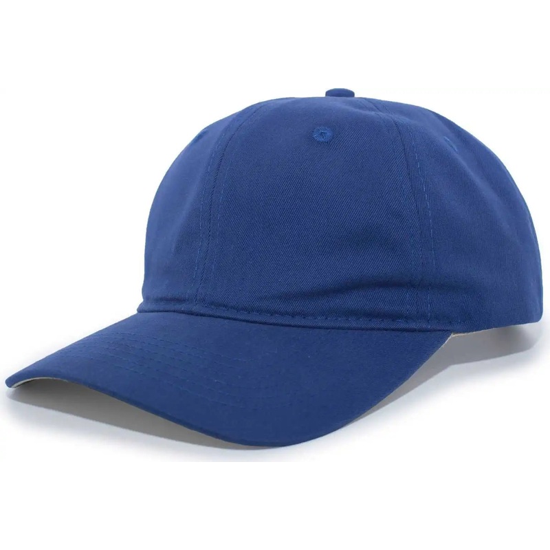 Pacific Headwear 220C Brushed Cotton Twill Hook-and-Loop Cap – Royal