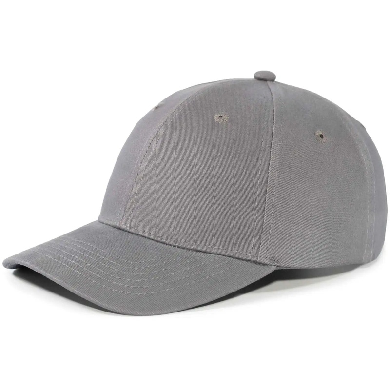 Pacific Headwear 101C Brushed Cotton Hook-and-Loop Cap – Graphite