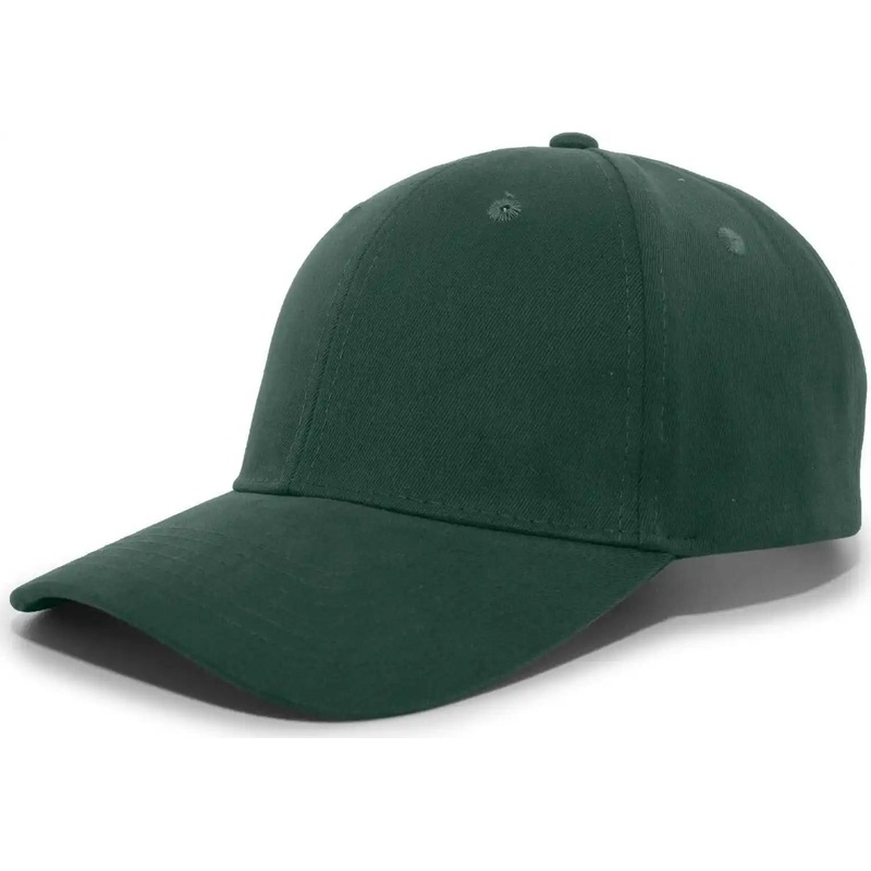 Pacific Headwear 101C Brushed Cotton Hook-and-Loop Cap – Hunter