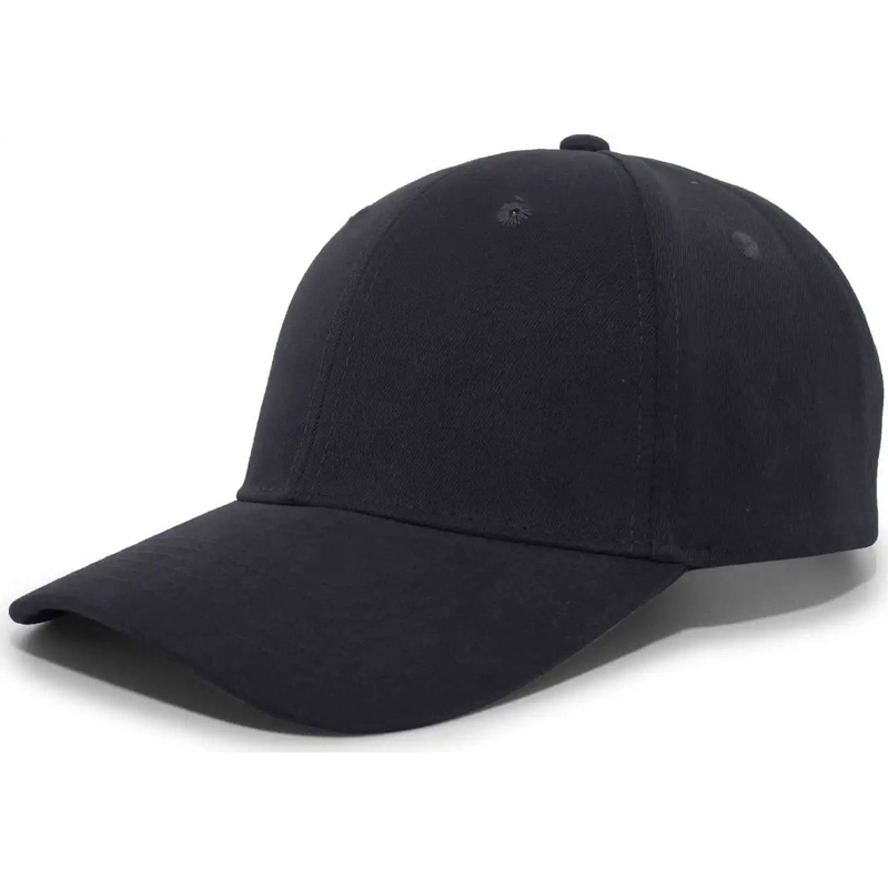 Pacific Headwear 101C Brushed Cotton Hook-and-Loop Cap – Navy