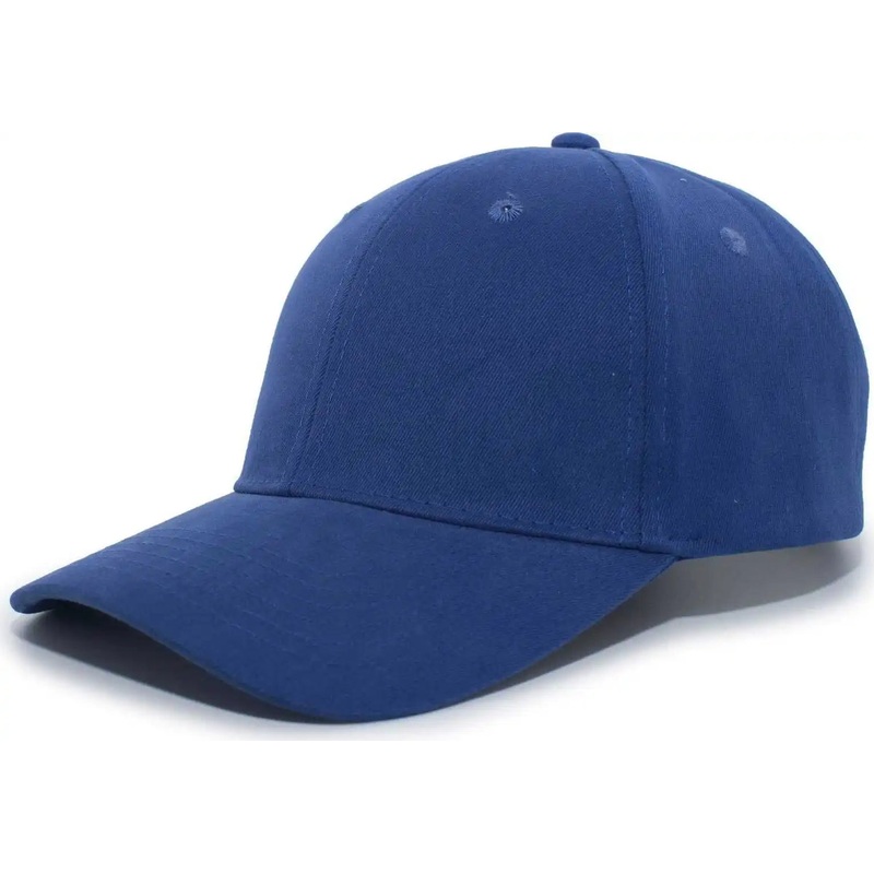 Pacific Headwear 101C Brushed Cotton Hook-and-Loop Cap – Royal