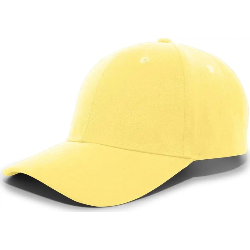 Pacific Headwear 101C Brushed Cotton Hook-and-Loop Cap – Yellow