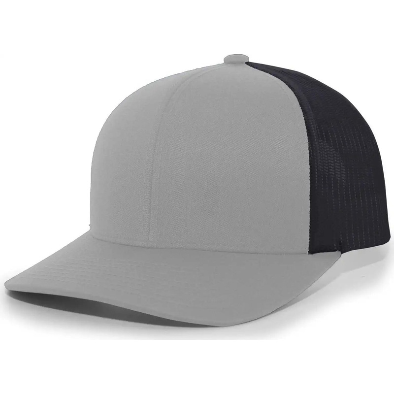 Pacific Headwear 104C Trucker Snapback Cap – HeatherGrey LightCharcoal