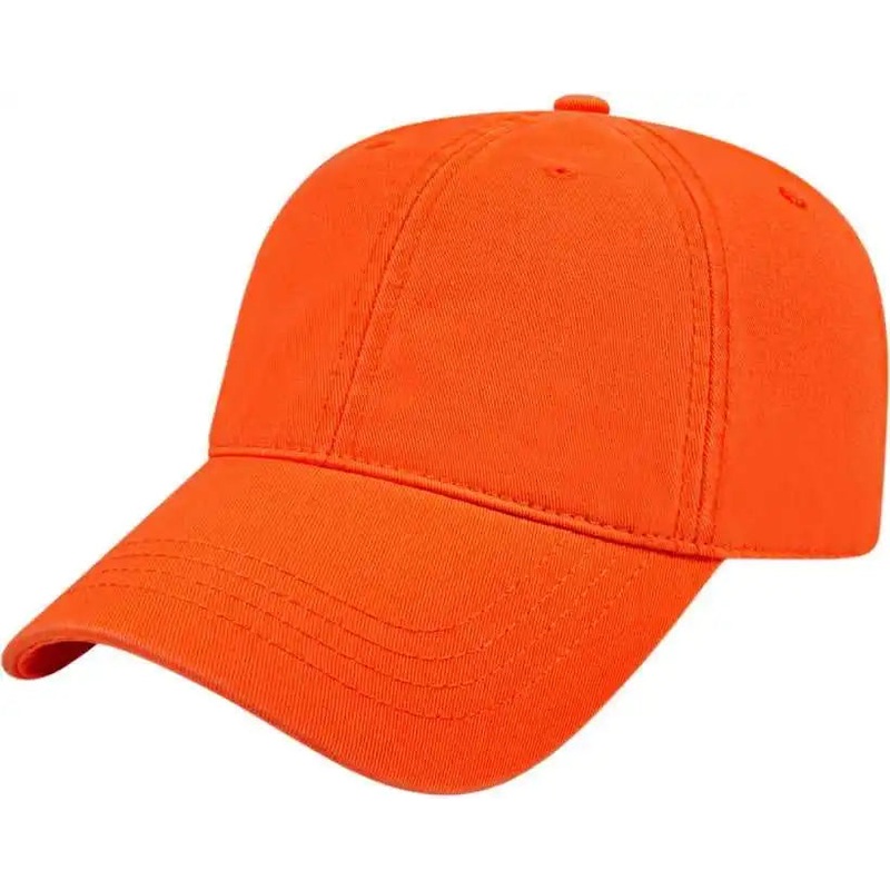 Cap America I1002 Relaxed Golf Cap – Orange