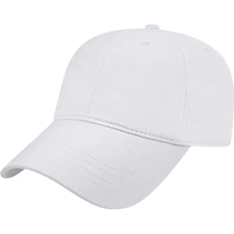 Cap America I1002 Relaxed Golf Cap – White