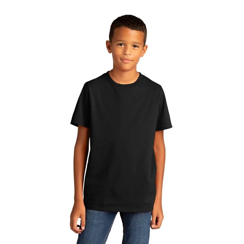 District DT8000Y Youth Re-Tee – Black